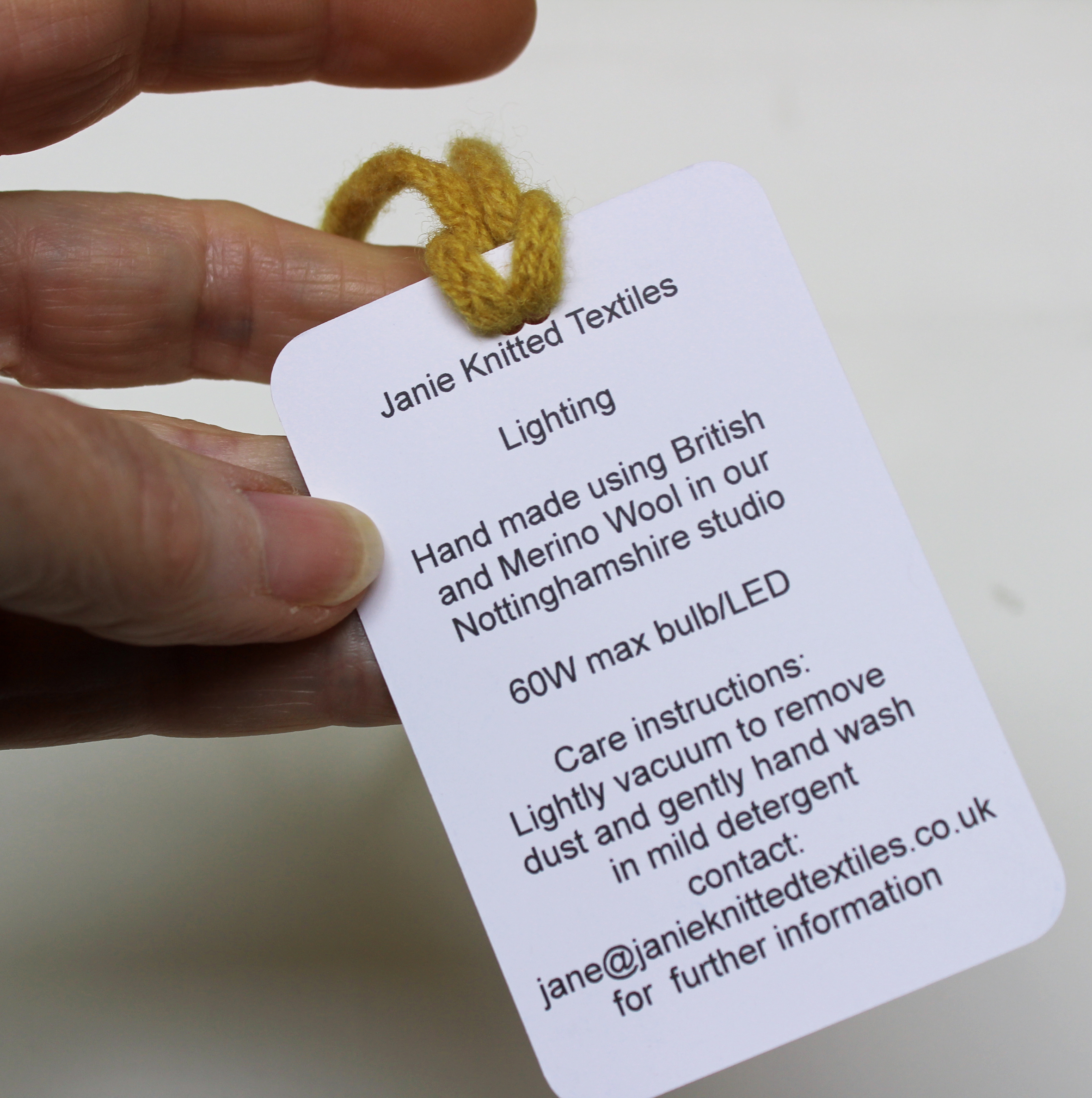 CARE INSTRUCTIONS